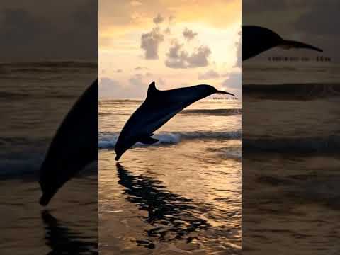 😱Dolphin🐬on the Beach❤️#shorts#ytshorts#youtubeshorts#viral#reels#shortsfeed#explore #trending#song