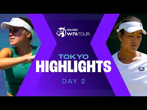 Kenin Battles Wang Xinyu, Uchijima Pushed By Stojsavljevic On Day 2 in Tokyo | WTA Match Highlights