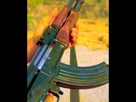 AKM Rifle Fire Test | Powerful Shooting Demo & Sound Review#shorts #ytshorts 🔥