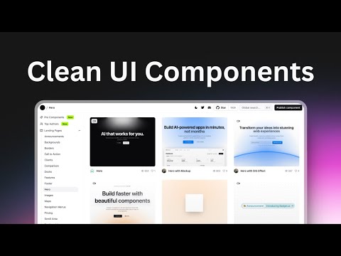 The Only UI Library You'll Ever Need (21st.dev)