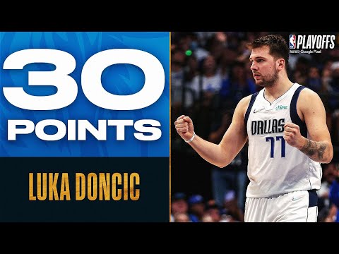 Luka Doncic Drops Near Triple-Double In Game 4 video clip