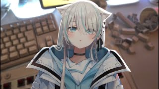 【雑談/chatting】キーボードお掃除したからキーキャップ戻し終わるまで作業雑談【VTuber/瑞白くもり】