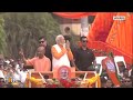 PM Modi Starts his roadshow from Lanka Chowk | Varanasi | CM Yogi Adityanath is also present | News9
