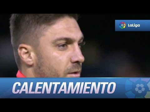 Calentamiento del Valencia CF