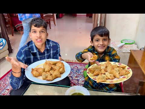 Samosa Eating Challenge ?