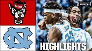 NC State Wolfpack vs. North Carolina Tar Heels | Full Game Highlights | ESPN College Basketball