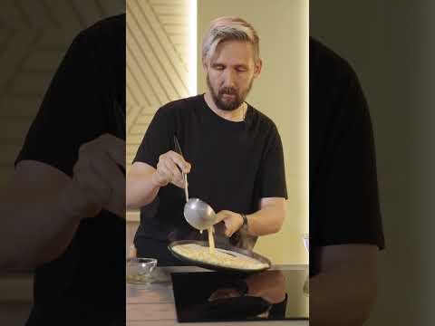 🥞 Блинный рулет с нутеллой и карамелью #десерт #нутелла #блины #рулет