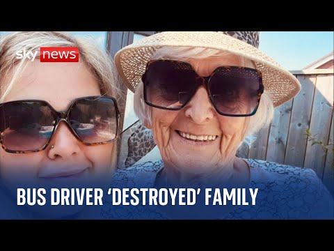 Granddaughter of woman dragged under bus says driver 'destroyed' her whole family