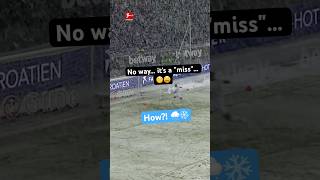 MISS on Open Goal! 😳❄️🌨️