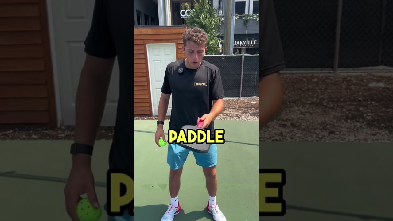 How to hit a screwball serve in pickleball!