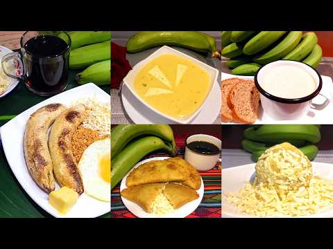 ✅️RECETAS 💪SALUDABLES CON GUINEO VERDE✅️ #guineoverde #recetasaludables