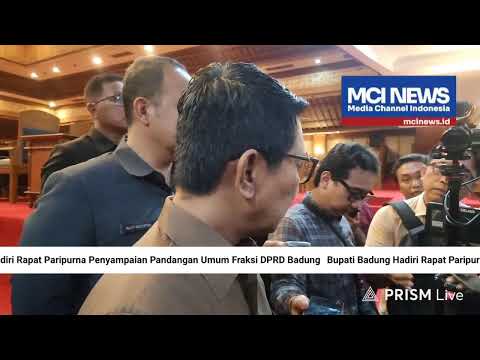 Video thumbnail Bupati Badung Hadiri Rapat Paripurna Penyampaian Pandangan Umum Fraksi DPRD Badung