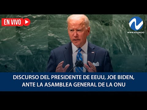 EN VIVO: Discurso del presidente de EEUU, Joe Biden, ante la Asamblea General de la ONU