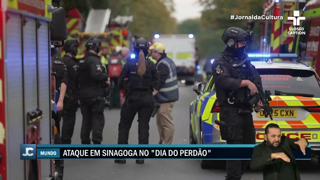 Polícia britânica investiga ataque em sinagoga perto de Manchester