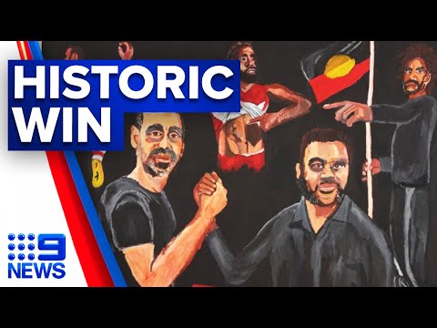 Indigenous man wins Archibald Prize | 9News Australia