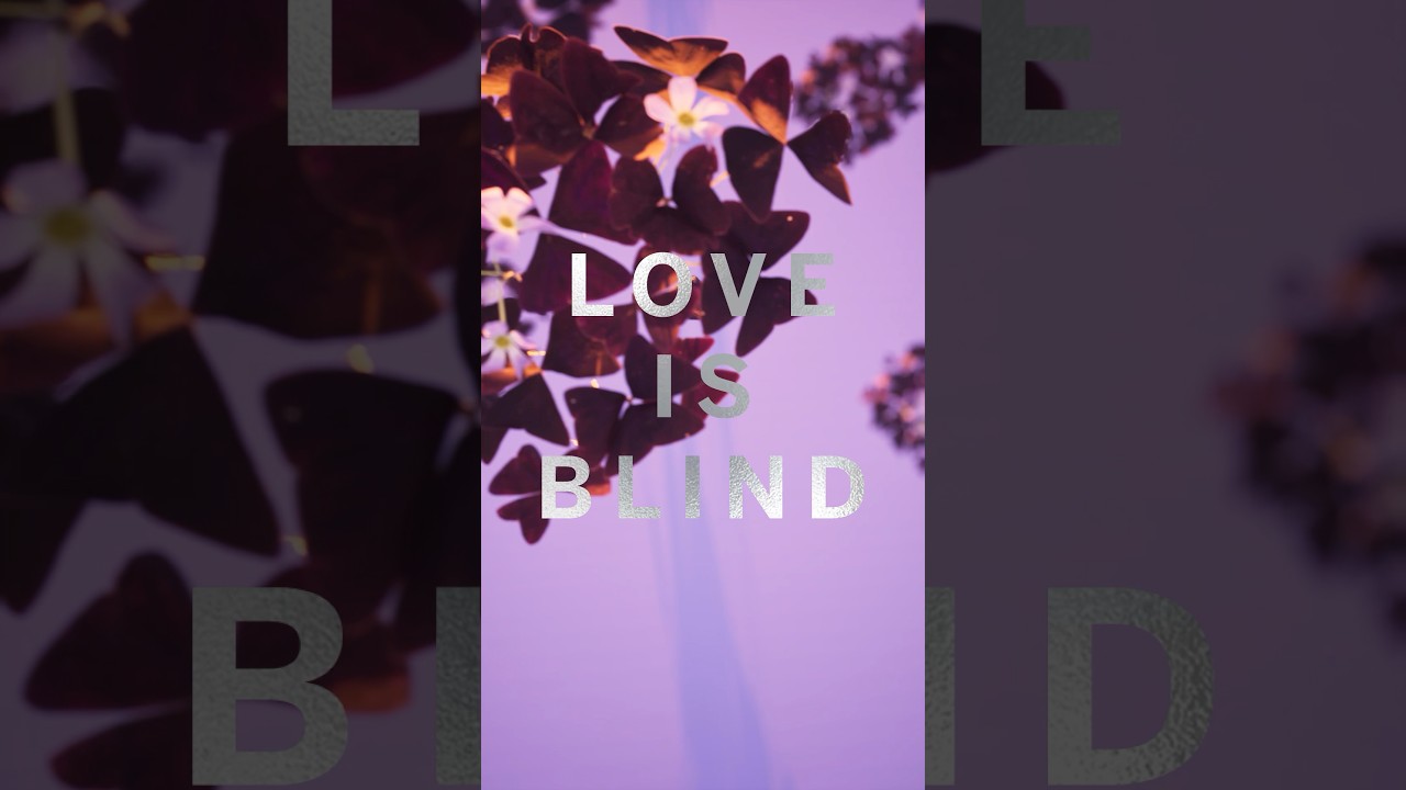 Love is blind. Happy V Day 💜🎵 #LoveIsBlind #LoveIsBlindMusic