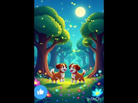 Dog Friends Dancing in the Jungle