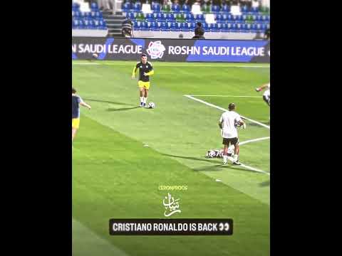 Ronaldo Is Back In Action 😈🔥