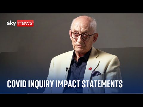 COVID Inquiry: Bereaved families give powerful statements in impact film