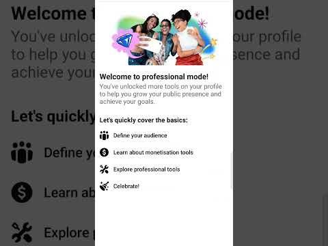 personal account को professional account कैसे करें #tec #video