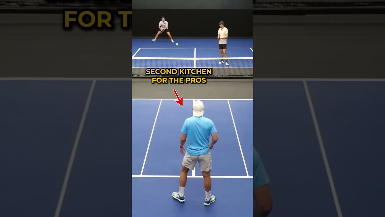 Two kitchens and a whole lot of trash talk 🤣 #pickleball #propickleball #explore #shorts