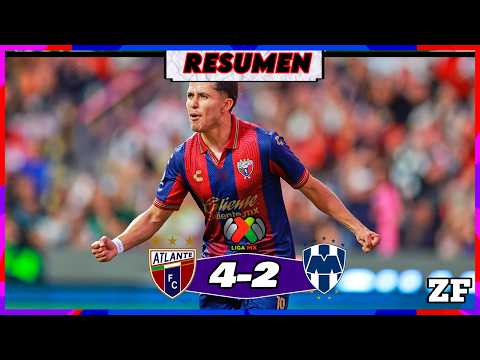 ✅ ASI ATLANTE GOLEO A MONTERREY LIGA MX 🏆 JORNADA 10 APERTURA 2026