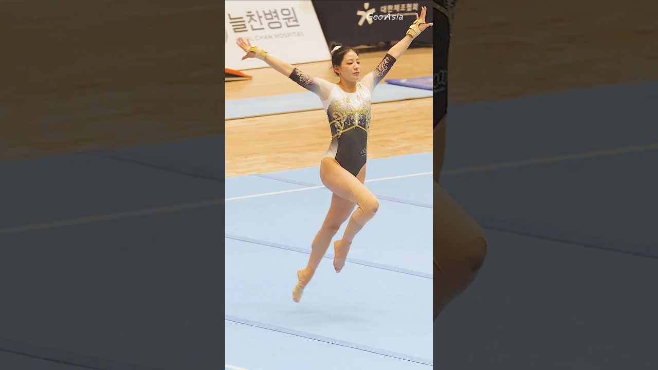 "기계체조 전국종별체조선수권 마루" 백지원(강원특별자치도) #artisticgymnastics #FloorExercise #백지원 #gymnastics #shorts