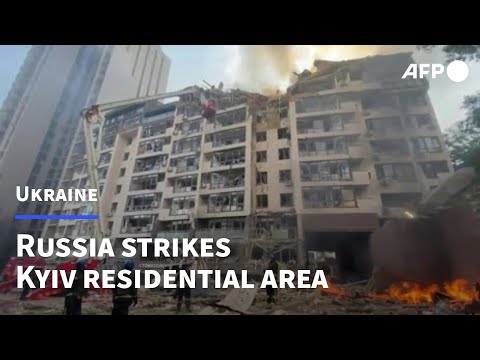 Russia strikes Kyiv residential neighbourhood | AFP