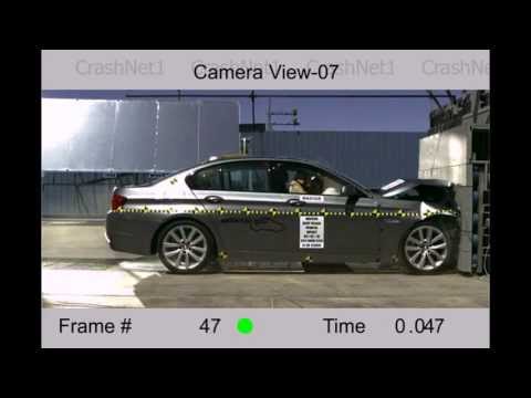 Видео краш-теста Bmw 5 Серия f10 с 2009 года