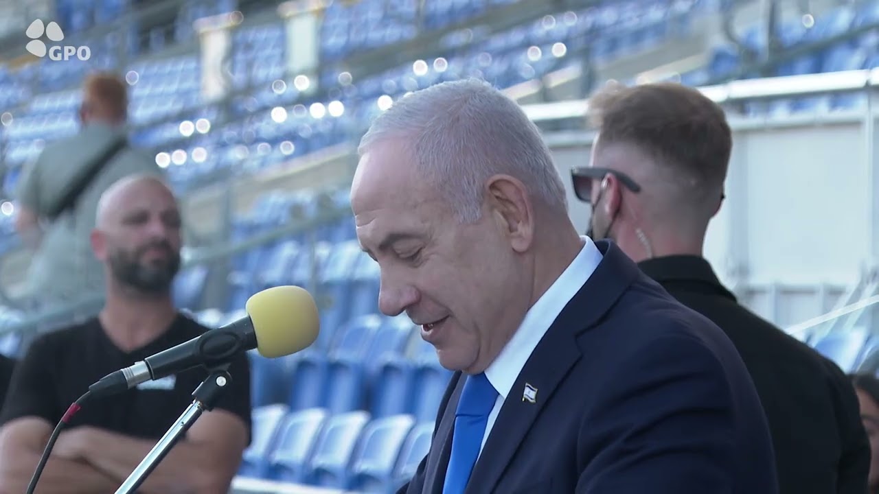 נתניהו מספיד את ראש עיריית נתניה מרים פיירברג (קרדיט: רועי אברהם/ לע״מ, סאונד: יחזקאל קנדיל/ לע״מ)