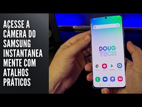 Acesse a câmera do Samsung instantaneamente com atalhos práticos