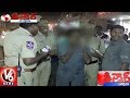 Comedy act of man in public caught during Drunken Drive checks in Karimnagar