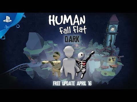 Human: Fall Flat - Dark Update Announce Trailer | PS4