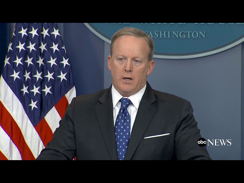 White House press secretary Sean Spicer answer questions following Sally Yates testimony