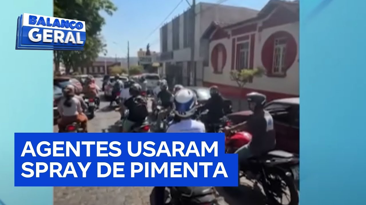Cortejo feito por motociclista durante enterro é interrompido pela polícia