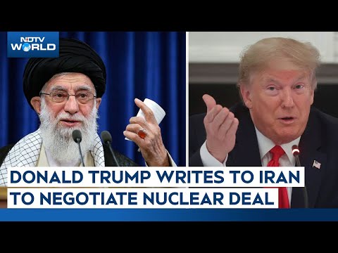 Donald Trump Latest News | Donald Trump Writes To Iran, Wants To Negotiate Nuclear Deal