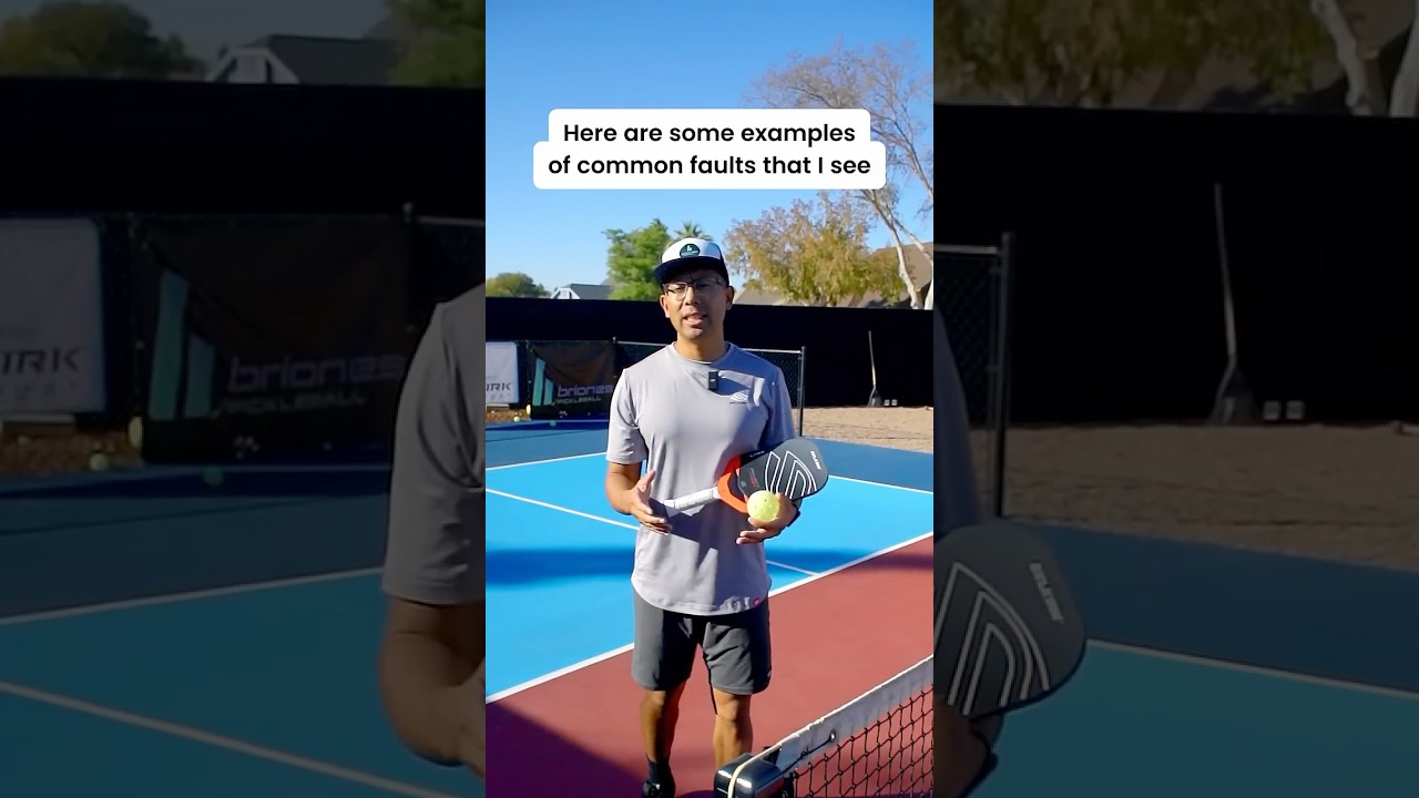 Pickleball Kitchen Rule You Might Be Breaking 😳 Common Foot Faults at the NVZ 👉5DayVIP.com #shorts