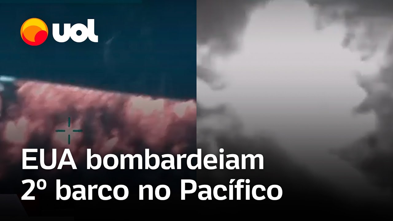EUA bombardeiam 2º barco no Pacífico em menos de 48 horas; três pessoas morreram, diz secretário
