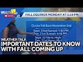 Weather Talk: Important dates to note with fall around the corner