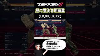 【鉄拳8】見て覚える用語集【LP,RP,LK,RK】