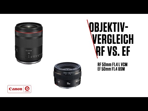 Canon Objektivvergleich RF 50mm F1.4L VCM vs. EF 50mm F1.4 USM