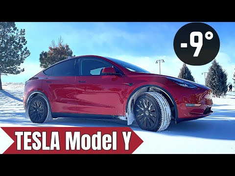 Stock Tires Handle Snowy Roads?!?🛞❄️Winter Testing❄️🛞 Tesla Model Y