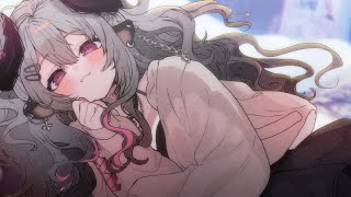 Sleepy sheep yaps on a Chewsday