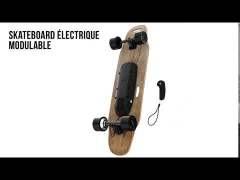 PowerKIT, skateboard électrique modulable.