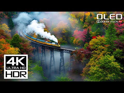 4K HDR 60FPS - UNBELIEVABLE Dolby Vision 4K Video with Relaxing Study Music