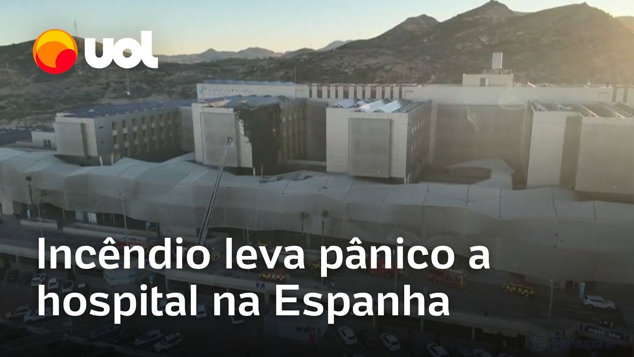 Incêndio leva pânico a hospital no sudeste da Espanha