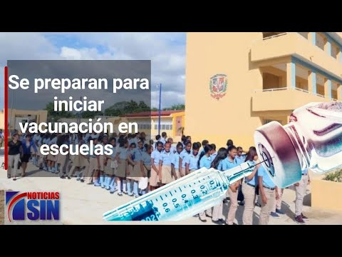 Se preparan para iniciar vacunación en escuelas