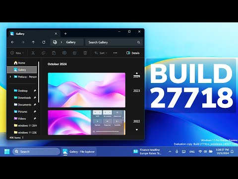 New Windows 11 Build 27718 – New File Explorer, Start Menu, Taskbar Changes and Fixes (Canary)