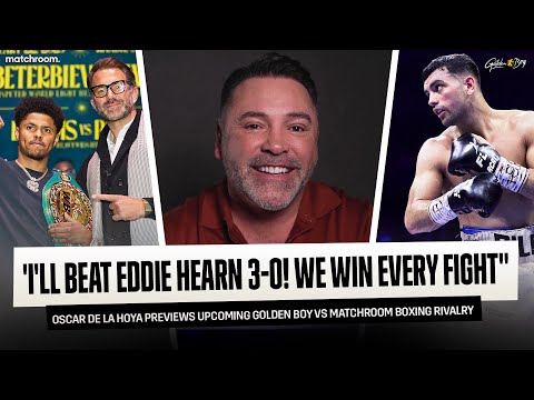 “Matchroom Has No Chance, Golden Boy Will Rise To The Occasion!”- Oscar De La Hoya’s Rally Call