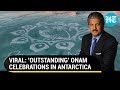 Anand Mahindra is in awe of art as Onam celebrated in frigid Antarctica with 'Pookalam' on a frozen lake.